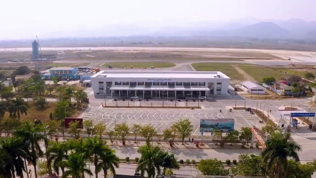 Toàn cảnh Cảng hàng không Điện Biên