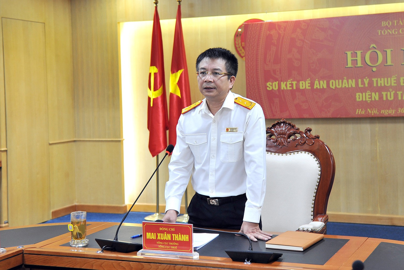 Tổng cục trưởng Mai Xuân Thành phát biểu chỉ đạo hội nghị