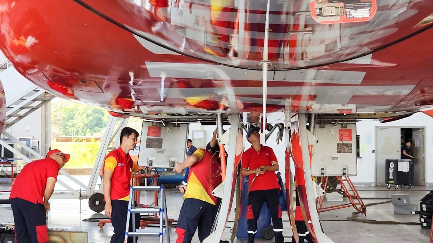 Trung tâm bảo dưỡng tàu bay hợp tác giữa Vietjet và Lao Airlines đáp ứng các tiêu chuẩn thế giới của châu Âu, Mỹ trong hoạt động hàng không