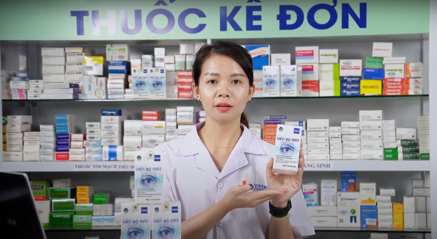 Viên bổ mắt Vietmec được các dược sĩ, nhà thuốc tin tưởng