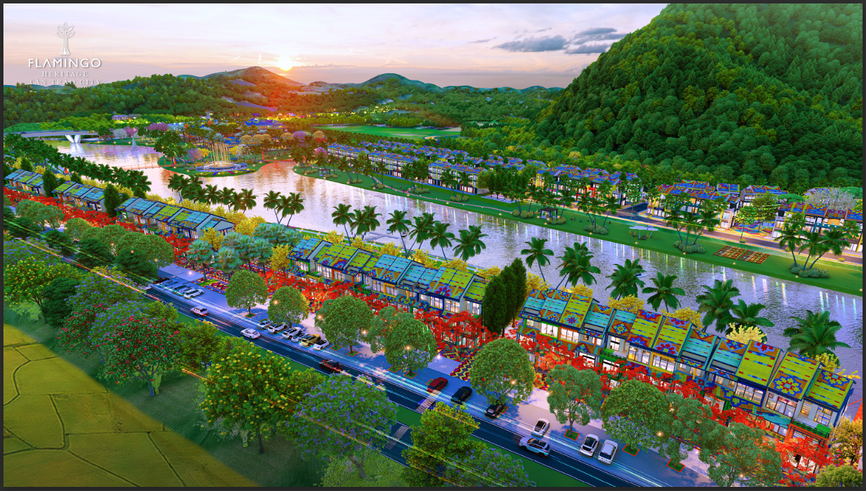 Flamingo Heritage Tân Trào City – Thành phố nghệ thuật sắc màu mang đến những tiện ích lần đầu xuất hiện tại Tân Trào. Nguồn: Flamingo Holdings Flamingo Heritage Tân Trào City – Thành phố nghệ thuật sắc màu mang đến những tiện ích lần đầu xuất hiện tại Tân Trào. Nguồn: Flamingo Holdings