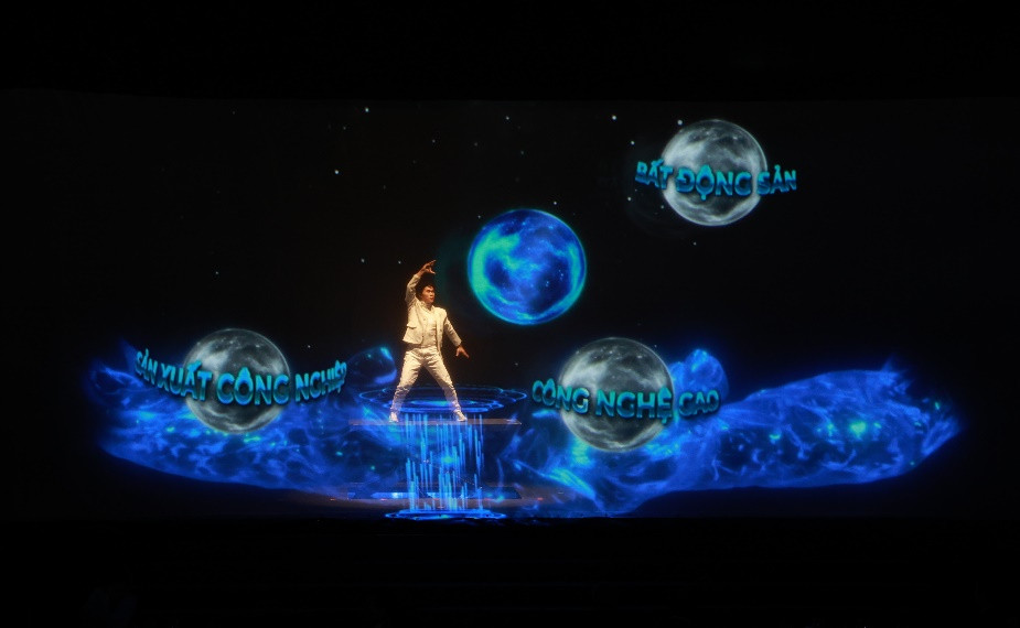 Hoạt cảnh biểu tượng3 trụ cột phát triển của Tân Á Đại Thành trong giai đoạn mới Hoạt cảnh biểu tượng3 trụ cột phát triển của Tân Á Đại Thành trong giai đoạn mới