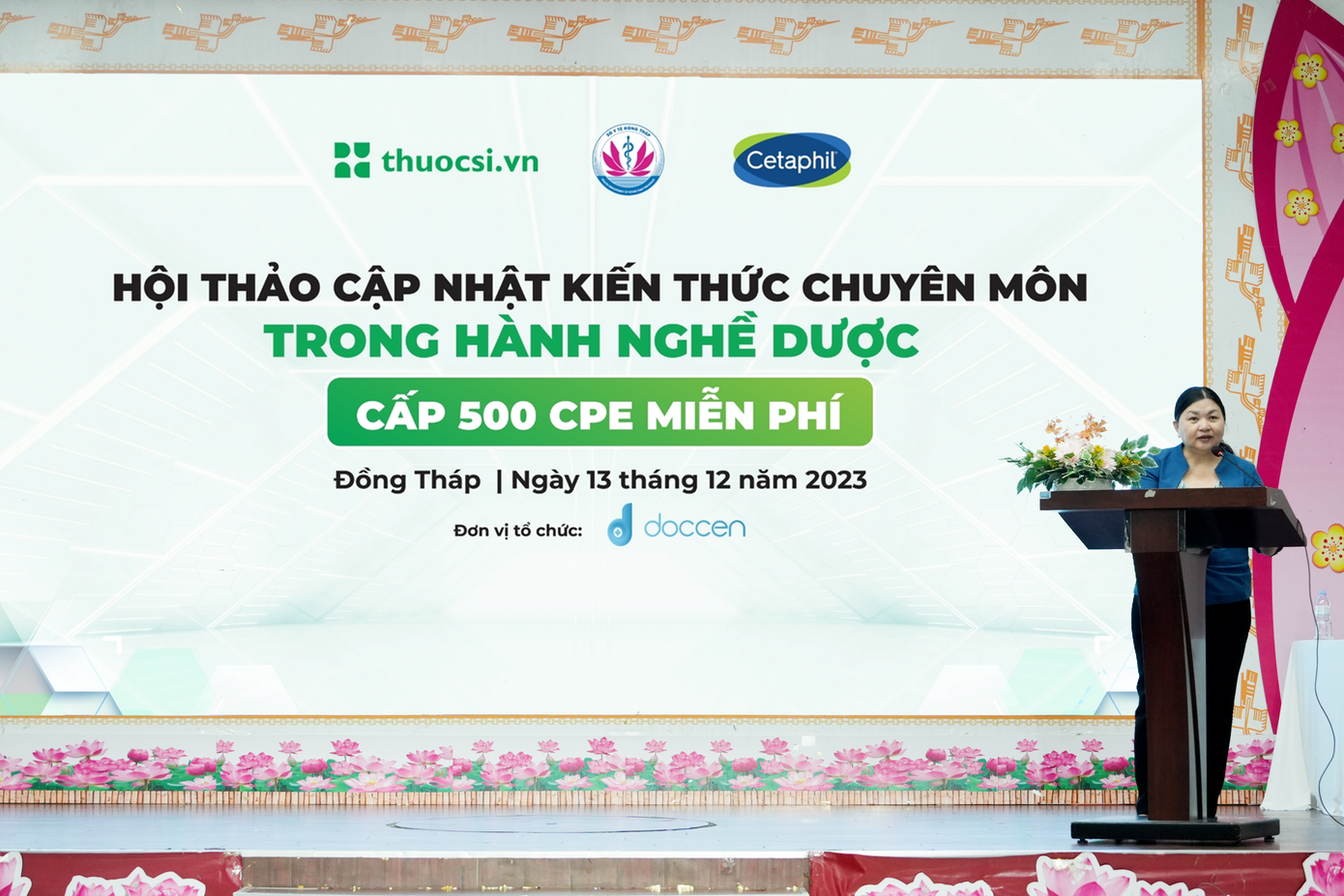 Bà Lâm Thị Ngọc Kim, Phó giám đốc Sở Y tế hy vọng sẽ cùng phối hợp với công ty TNHH Buymed trong tương lai trong hoạt động bồi dưỡng kiến thức cho dược sĩ tại địa phương. Ảnh: Buymed Bà Lâm Thị Ngọc Kim, Phó giám đốc Sở Y tế hy vọng sẽ cùng phối hợp với công ty TNHH Buymed trong tương lai trong hoạt động bồi dưỡng kiến thức cho dược sĩ tại địa phương. Ảnh: Buymed