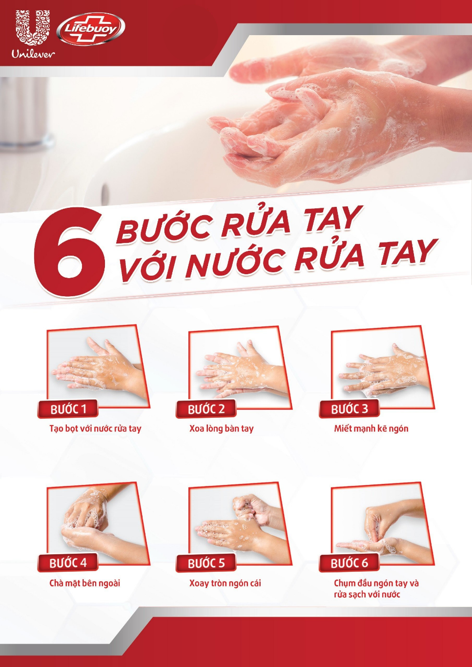 Quy trình 6 bước rửa tay với xà phòng đúng cách. Đặc biệt, rửa tay với xà phòng ở các thời điểm quan trọng như trước khi ăn hoặc sau khi đi vệ sinh, sau khi chăm sóc người bệnh có thể ngăn chặn sự lan truyền mầm bệnh Quy trình 6 bước rửa tay với xà phòng đúng cách. Đặc biệt, rửa tay với xà phòng ở các thời điểm quan trọng như trước khi ăn hoặc sau khi đi vệ sinh, sau khi chăm sóc người bệnh có thể ngăn chặn sự lan truyền mầm bệnh