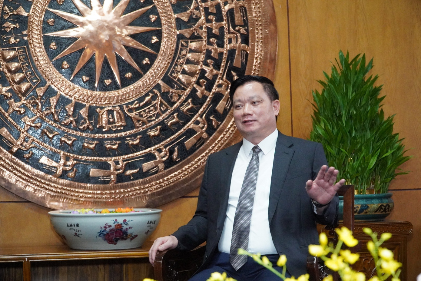 Ông Nguyễn Khắc Thận, Phó Bí thư Tỉnh ủy, Chủ tịch UBND tỉnh Thái Bình