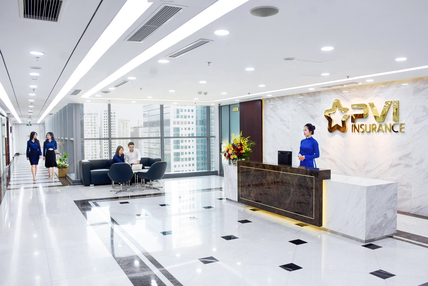 Văn phòng Tổng công ty Bảo hiểm PVI đạt chuẩn Văn phòng hạng A