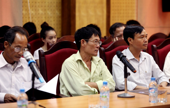 Đại diện một số nông dân tại cuộc đối thoại Ảnh: Ngọc Thành. Đại diện một số nông dân tại cuộc đối thoại Ảnh: Ngọc Thành