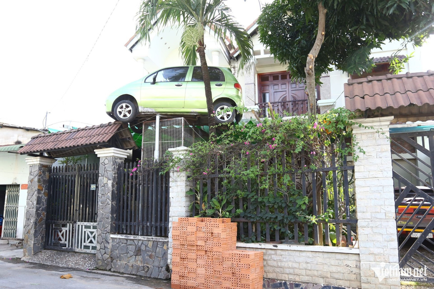 Hình ảnh ô tô Matiz độc lạ ở Đồng Nai. Ảnh: Hoàng Anh