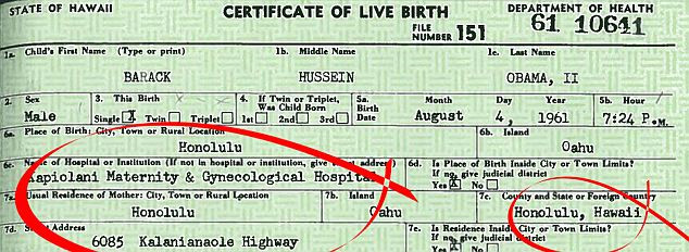 Tên bệnh viện và địa điểm nơi Tổng thống Obama chào đời. Tên bệnh viện và địa điểm nơi Tổng thống Obama chào đời