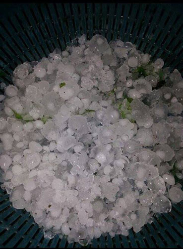 Mưa đá xuất hiện ở Cao Bằng ảnh 3