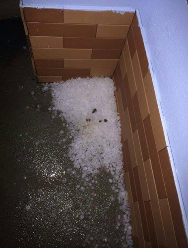 Mưa đá xuất hiện ở Cao Bằng ảnh 2