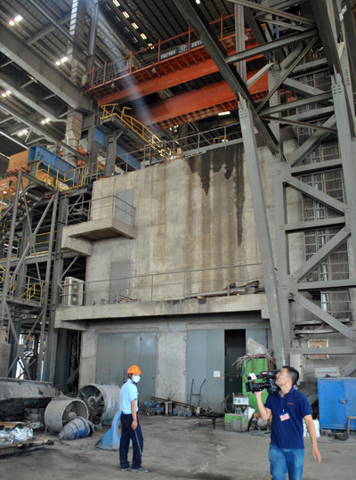 Hiện trường vụ tai nạn ở nhà máy thép Pomina ảnh 1