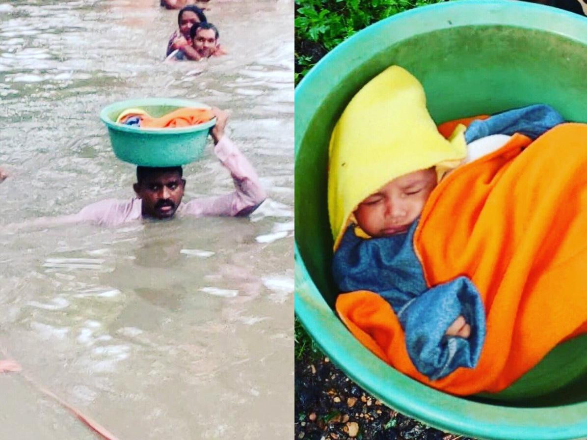 Ngàn người băng rừng nỗ lực tiếp cận bản vùng lũ bị cô lập ảnh 11