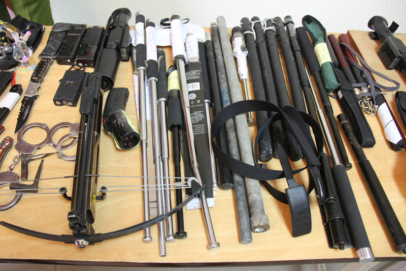 Hung khí bị lực lượng 141 thu giữ