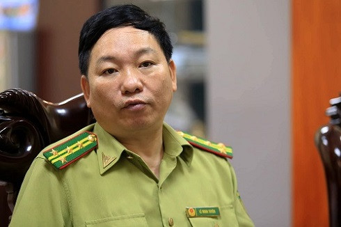 Ông Lê Minh Tuyên, Chi cục trưởng Chi cục kiểm lâm Hà Nội