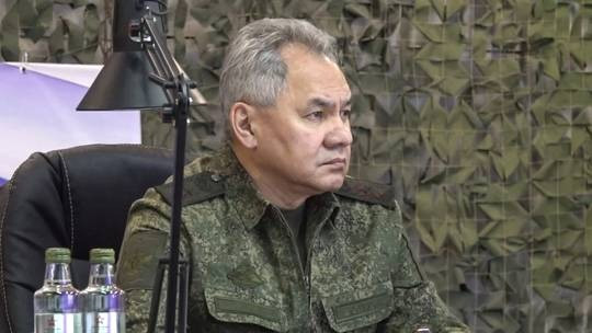 Bộ trưởng Shoigu trong chuyến làm việc ngày 4/3. Ảnh: Sputnik