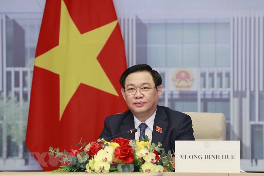 Chủ tịch Quốc hội Vương Đình Huệ phát biểu. (Ảnh: Doãn Tấn/TTXVN) Chủ tịch Quốc hội Vương Đình Huệ phát biểu. (Ảnh: Doãn Tấn/TTXVN)