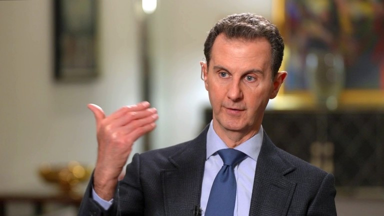 Tổng thống Syria Bashar al-Assad. Ảnh: RT Tổng thống Syria Bashar al-Assad. Ảnh: RT