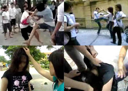 Nạn bạo lực học đường cũng phải nằm trong khung xử phạt này. (Ảnh minh họa)