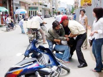 Quần chúng bắt cướp. Ảnh minh hoạ