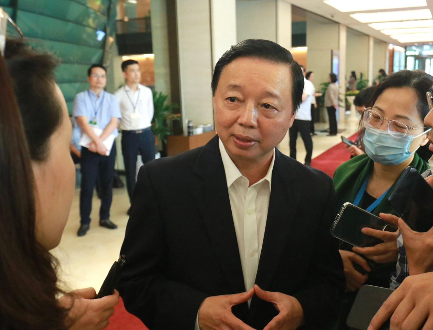 Bộ trưởng TN&MT Trần Hồng Hà. Ảnh: Như Ý Bộ trưởng TN&MT Trần Hồng Hà. Ảnh: Như Ý