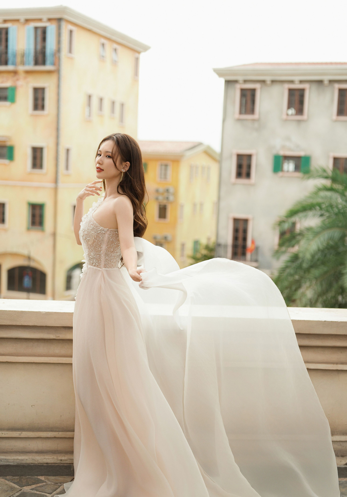 Ngọc Anh thực hiện bộ ảnh cưới cuối năm 2023. Ảnh: Nupakachi Wedding.