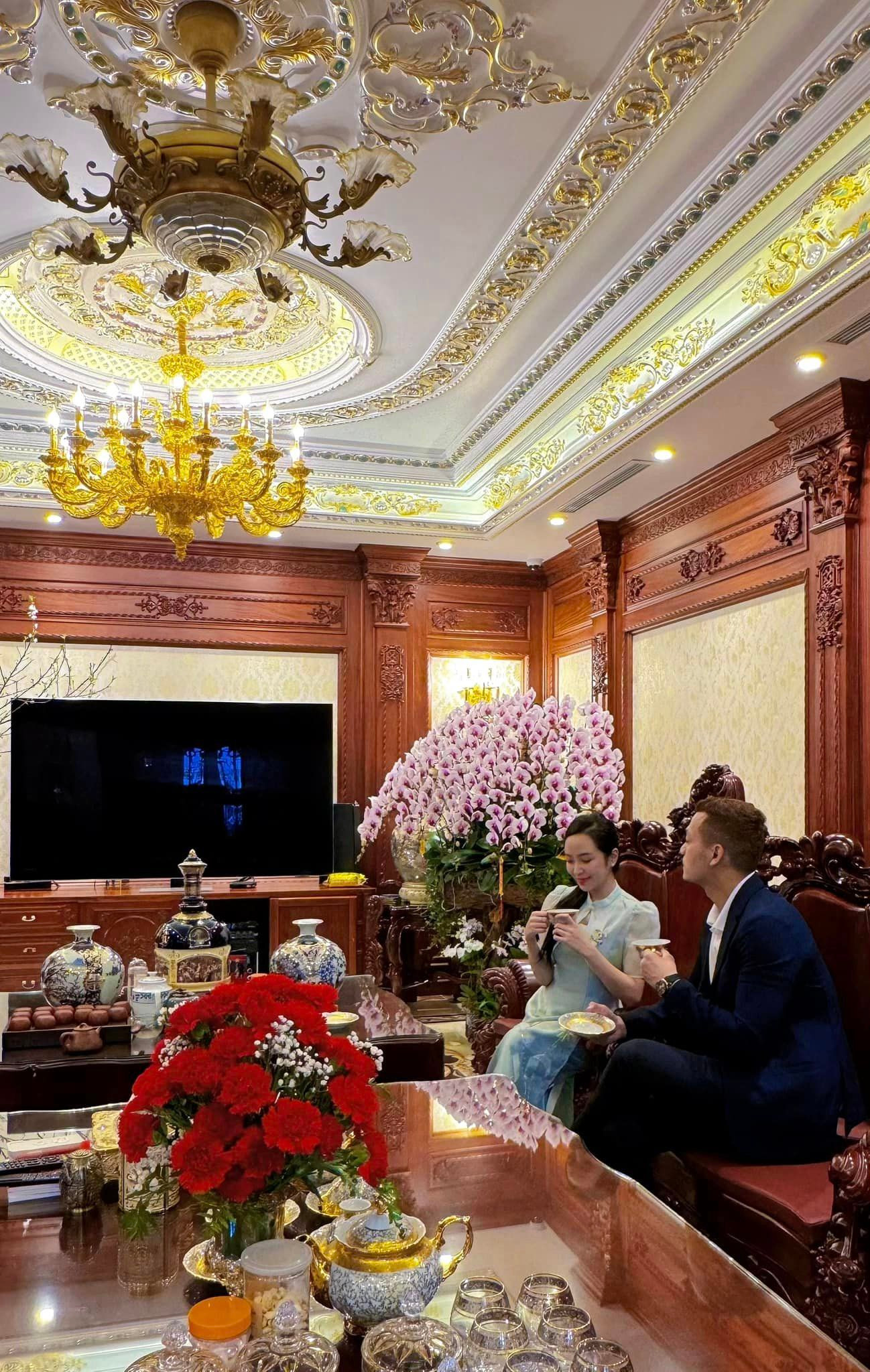 Kim Oanh về nhà chồng dịp Tết Nguyên đán 2024.