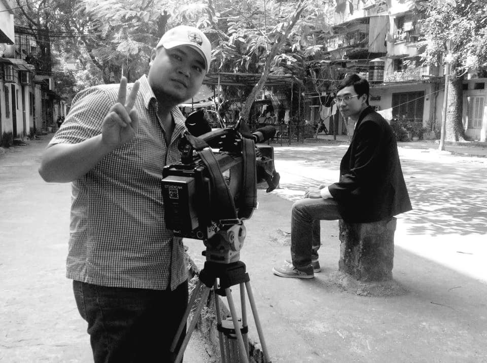Quay phim Vương Khánh Trần Linh và nhà nghiên cứu văn hóa Ngô Hương Giang.