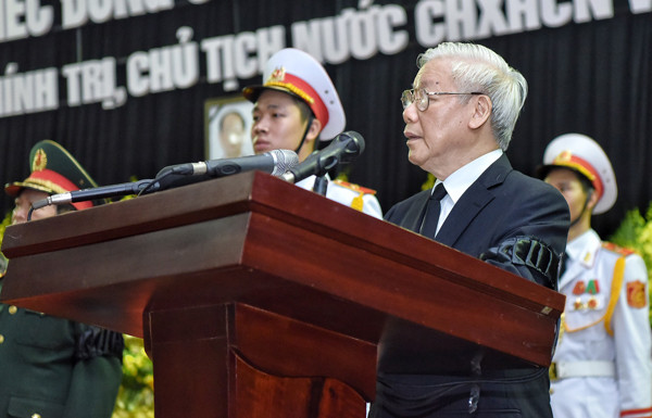 Chủ tịch nước Trần Đại Quang trở về đất mẹ ảnh 78