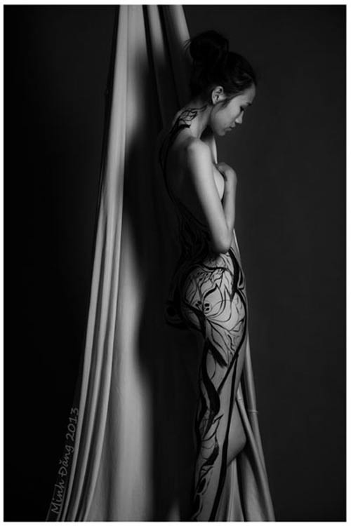 Tác phẩm sau khi đã hoàn thành qua ống kính của nhạc sĩ Minh Đăng.