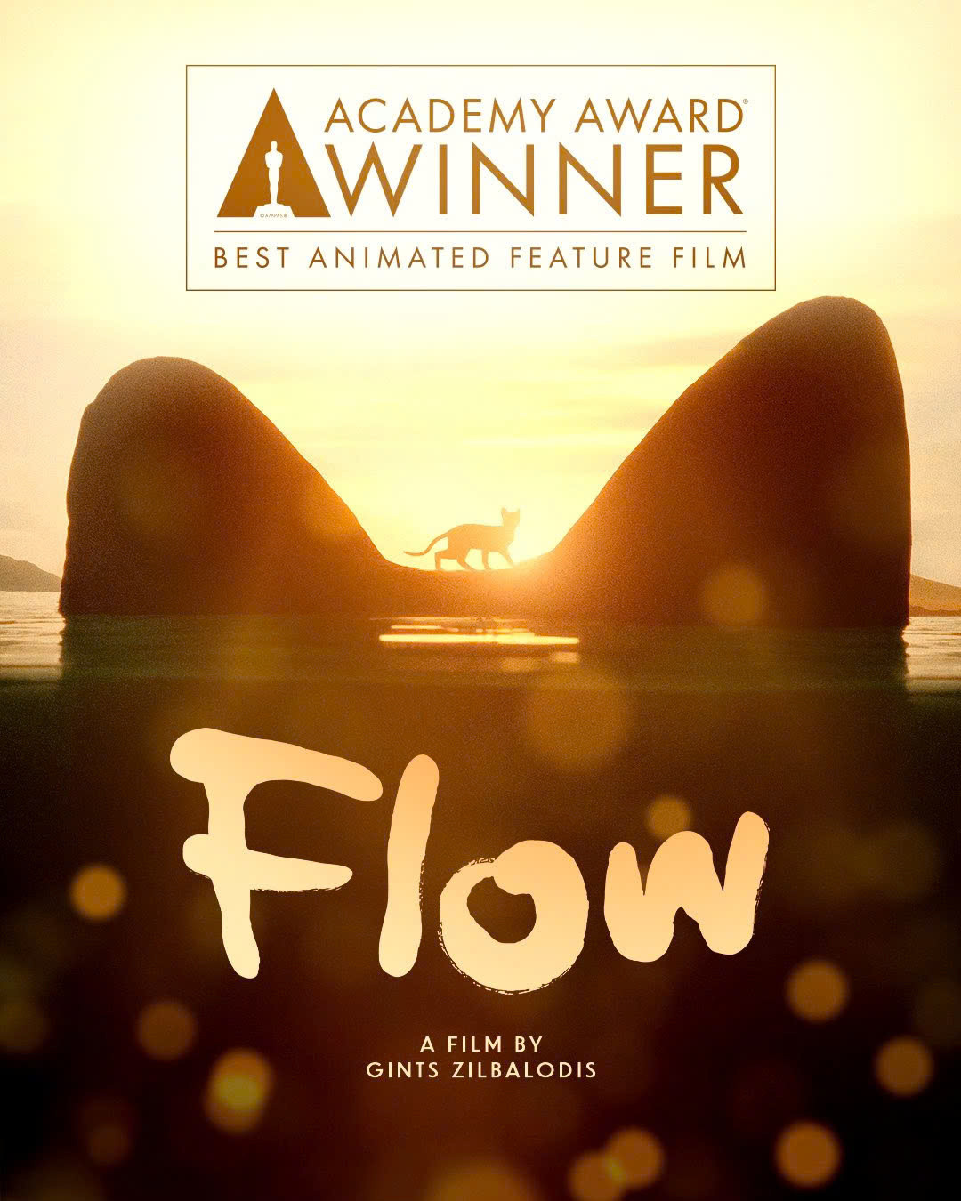 Áp phích ăn mừng thắng giải từ nhà phát hành phim. Ảnh: Sideshow Áp phích ăn mừng thắng giải từ nhà phát hành phim. Ảnh: Sideshow