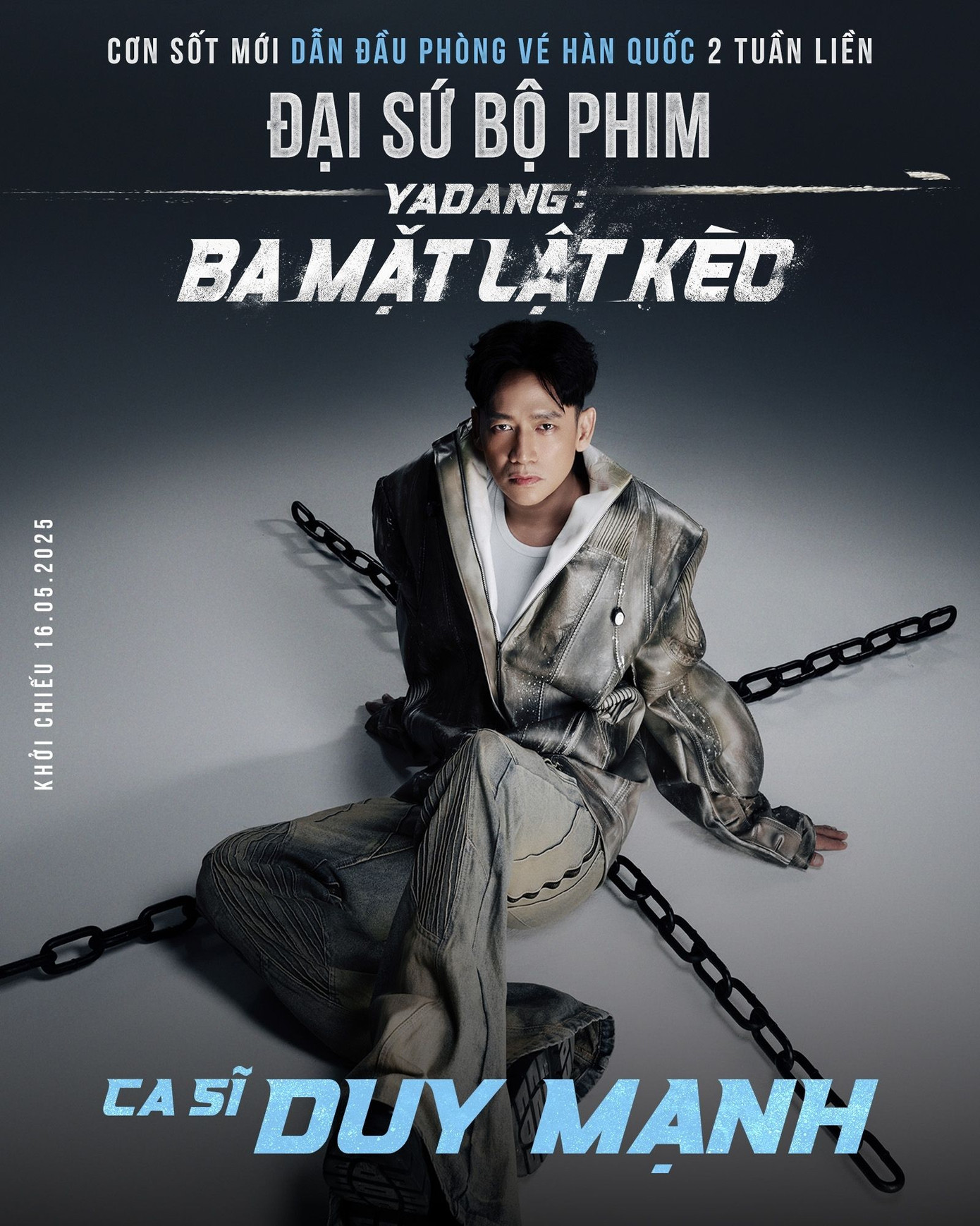 Duy Mạnh trên poster quảng bá tạo hiệu ứng thú vị với khán giả trong nước. Ảnh: CJ HK Entertainment Duy Mạnh trên poster quảng bá tạo hiệu ứng thú vị với khán giả trong nước. Ảnh: CJ HK Entertainment
