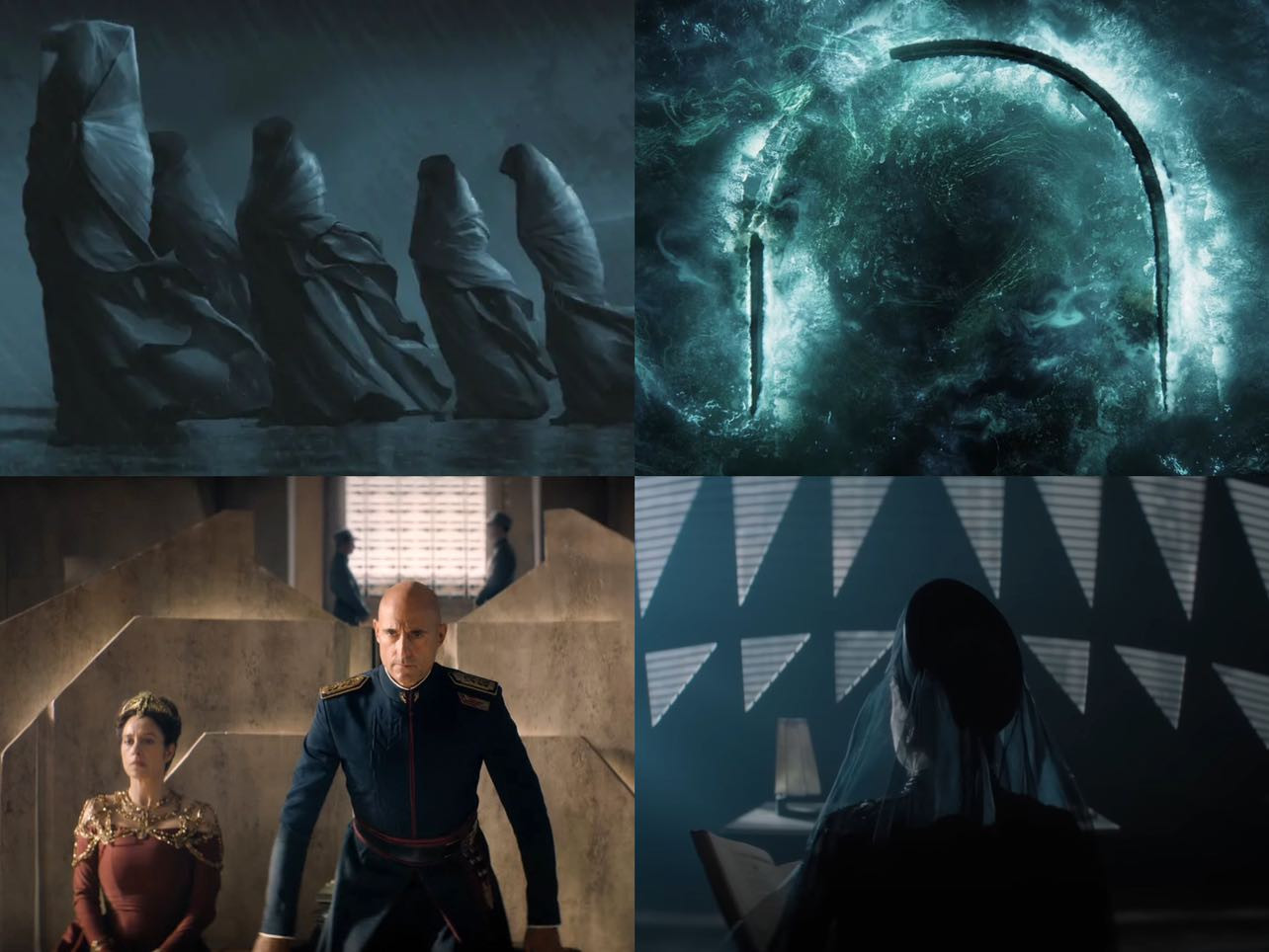 Dune: Prophecy mang màu sắc ma mị đặc trưng của thương hiệu "Hành Tinh Cát". Dune: Prophecy mang màu sắc ma mị đặc trưng của thương hiệu "Hành Tinh Cát".