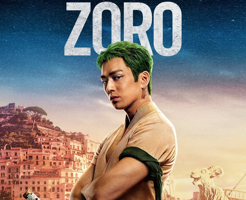Nam diễn viên Arata Mackenyu trong tạo hình Roronoa Zoro. Nam diễn viên Arata Mackenyu trong tạo hình Roronoa Zoro.