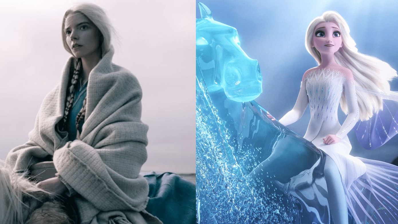Anya Taylor-Joy được fan ủng hộ hoá thân thành Elsa bởi những tương đồng về thần thái, ngoại hình.