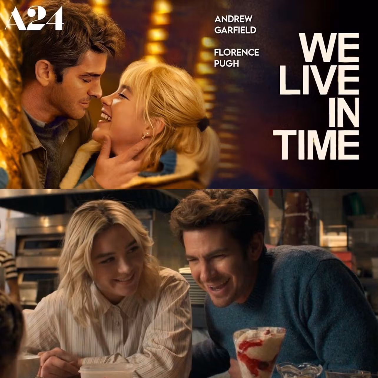 We Live In Time là dự án kết hợp đầu tiên của Andrew Garfield và Florence Pugh.