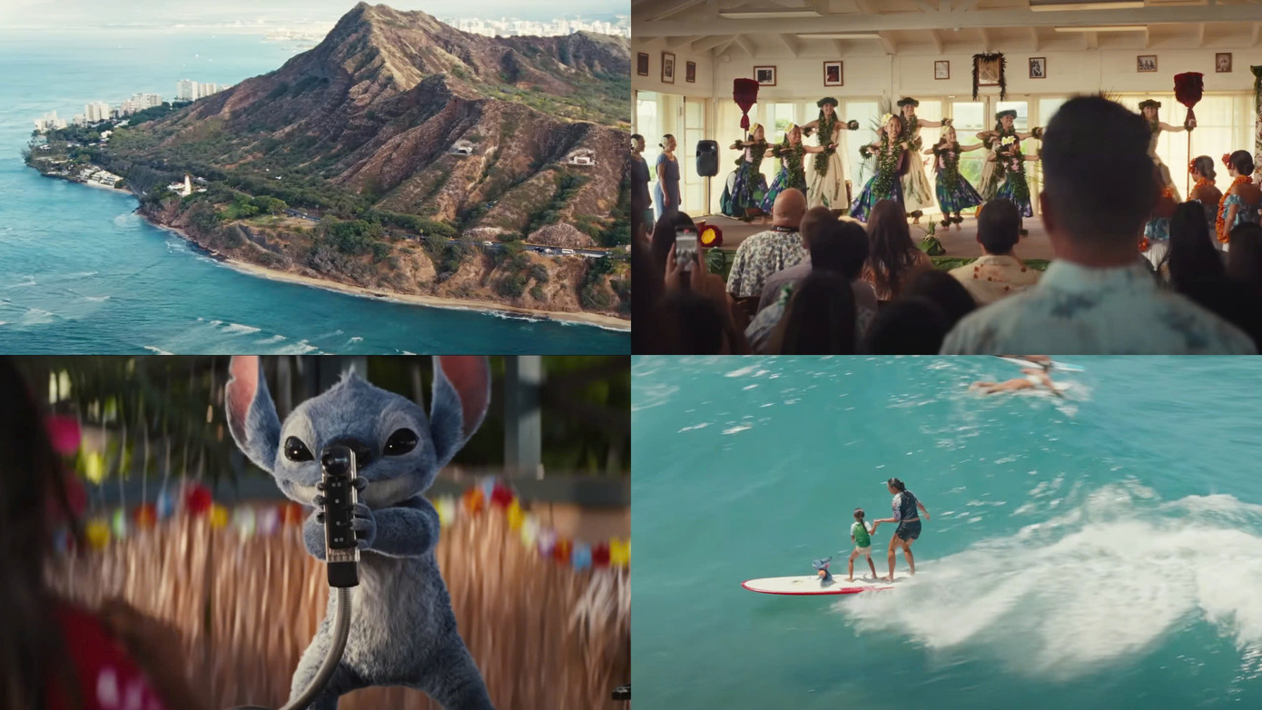 Hawaii đầy nắng được khắc họa sinh động và chân thật trên màn ảnh.