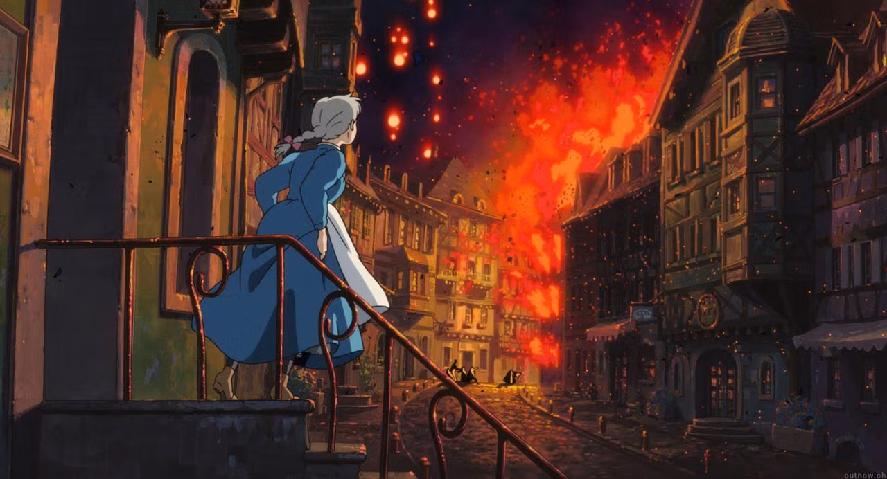 Như bao bộ phim khác của Miyazaki Hayao, "Howl’s Moving Castle" truyền tải tinh thần phản chiến mạnh mẽ.