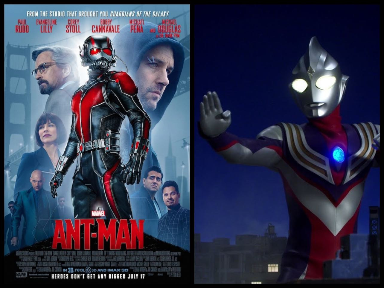 Ultraman là nguồn cảm hứng lớn cho một vài siêu anh hùng sau này.