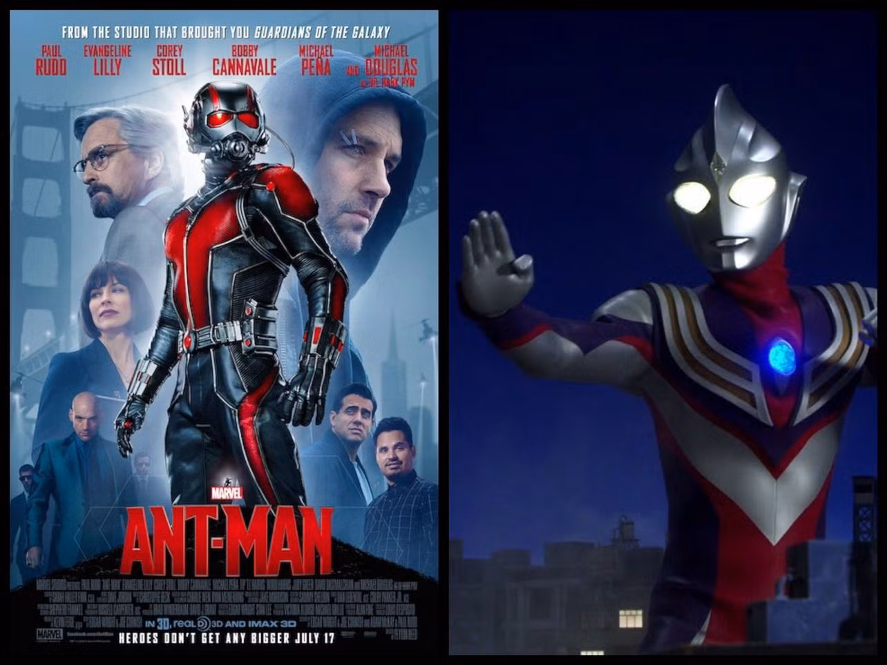 Ultraman là nguồn cảm hứng lớn cho một vài siêu anh hùng sau này.