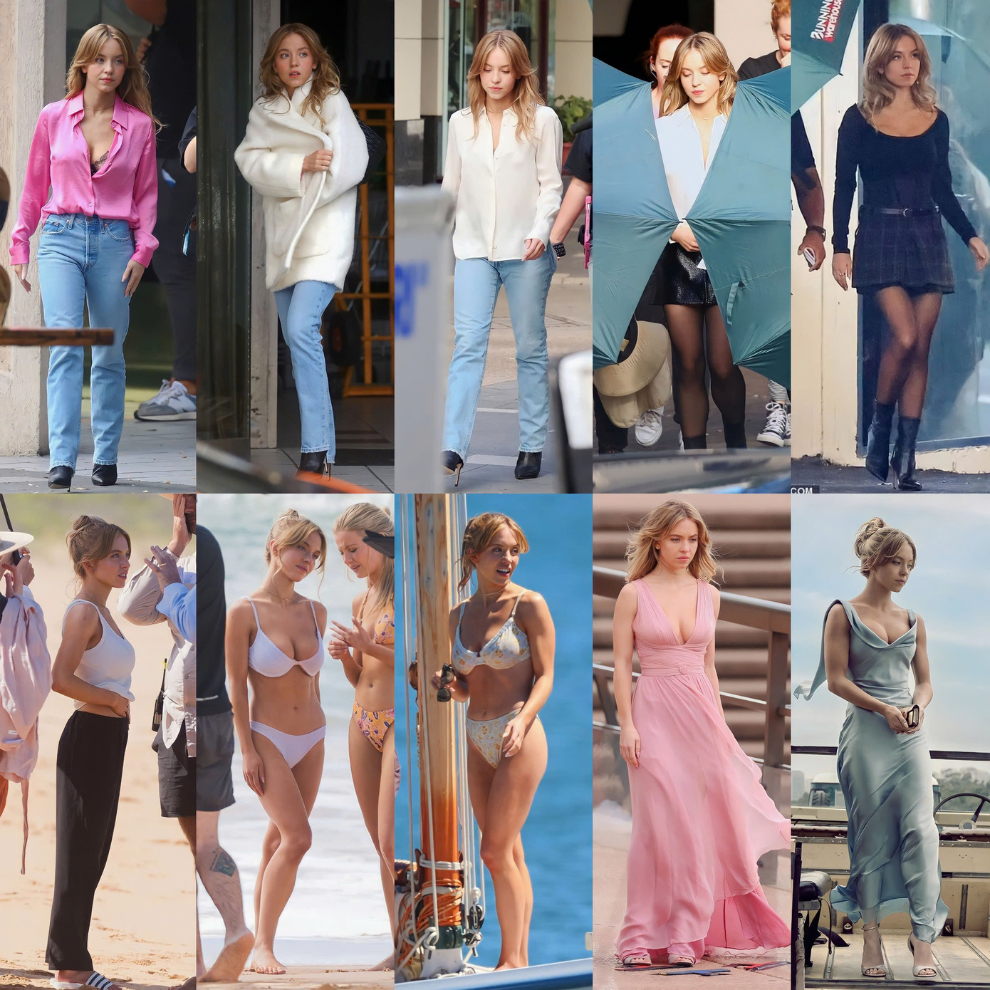 Phong cách nữ tính, nhẹ nhàng thường thấy của nàng "công chúa Sony". Phong cách nữ tính, nhẹ nhàng thường thấy của nàng "công chúa Sony".