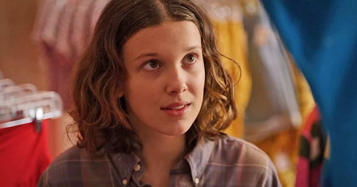 Tạo hình của Millie Bobby Brown trong "Stranger Things".