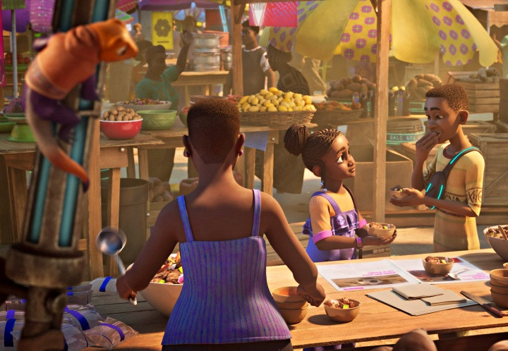 Iwájú là sự kết hợp của bản sắc văn hóa truyền thống... Iwájú là sự kết hợp của bản sắc văn hóa truyền thống...