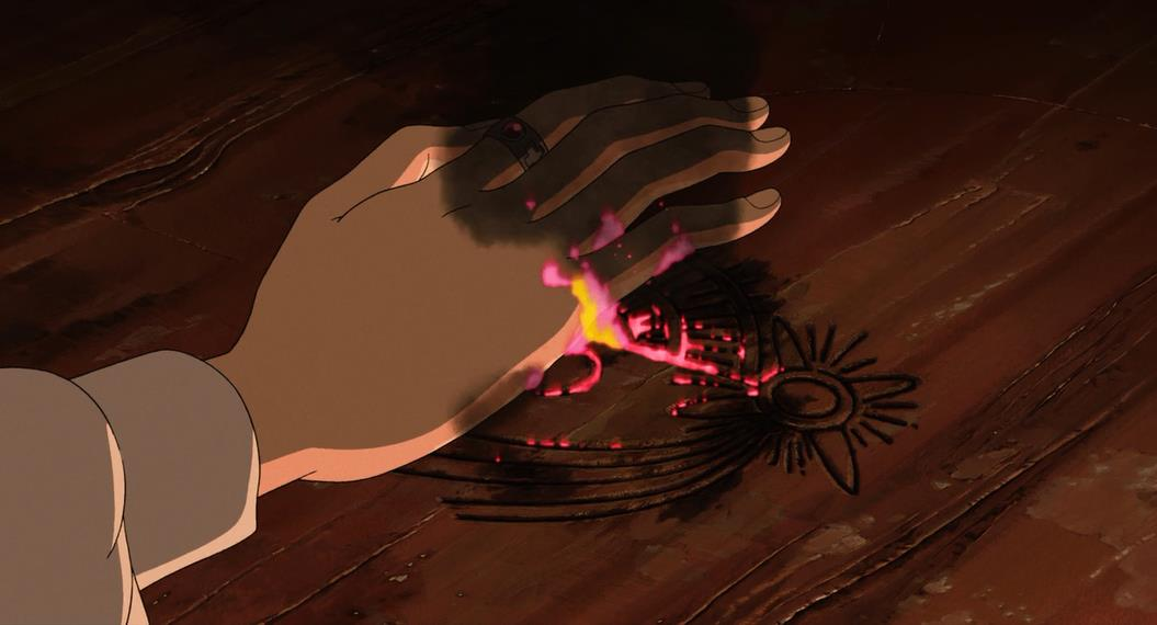 Không có câu thoại nào giải thích trực tiếp về lời nguyền mà Sophie mắc phải. Không có câu thoại nào giải thích trực tiếp về lời nguyền mà Sophie mắc phải.