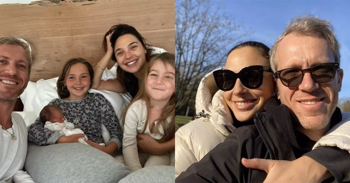 Gadot thường ăn mặc giản dị khi ở cùng gia đình nhỏ.