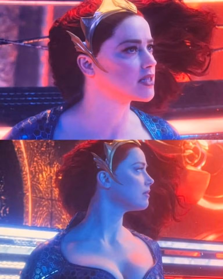 Cảnh Mera bàn bạc chiến thuật lâm trận trong "Aquaman 2".