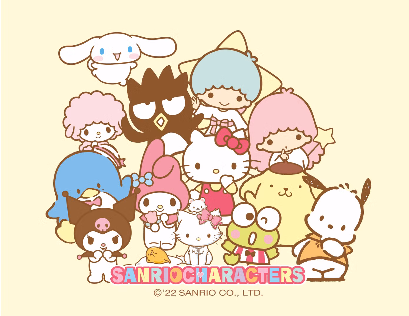 Đại gia đình Sanrio đã quá quen thuộc với những ai yêu mến văn hóa "kawaii" Nhật Bản. Ảnh: Sanrio