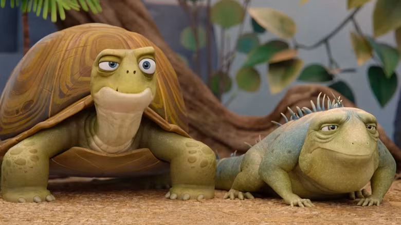 Leo có một ông "bạn già" là chú rùa tên Squirtle.