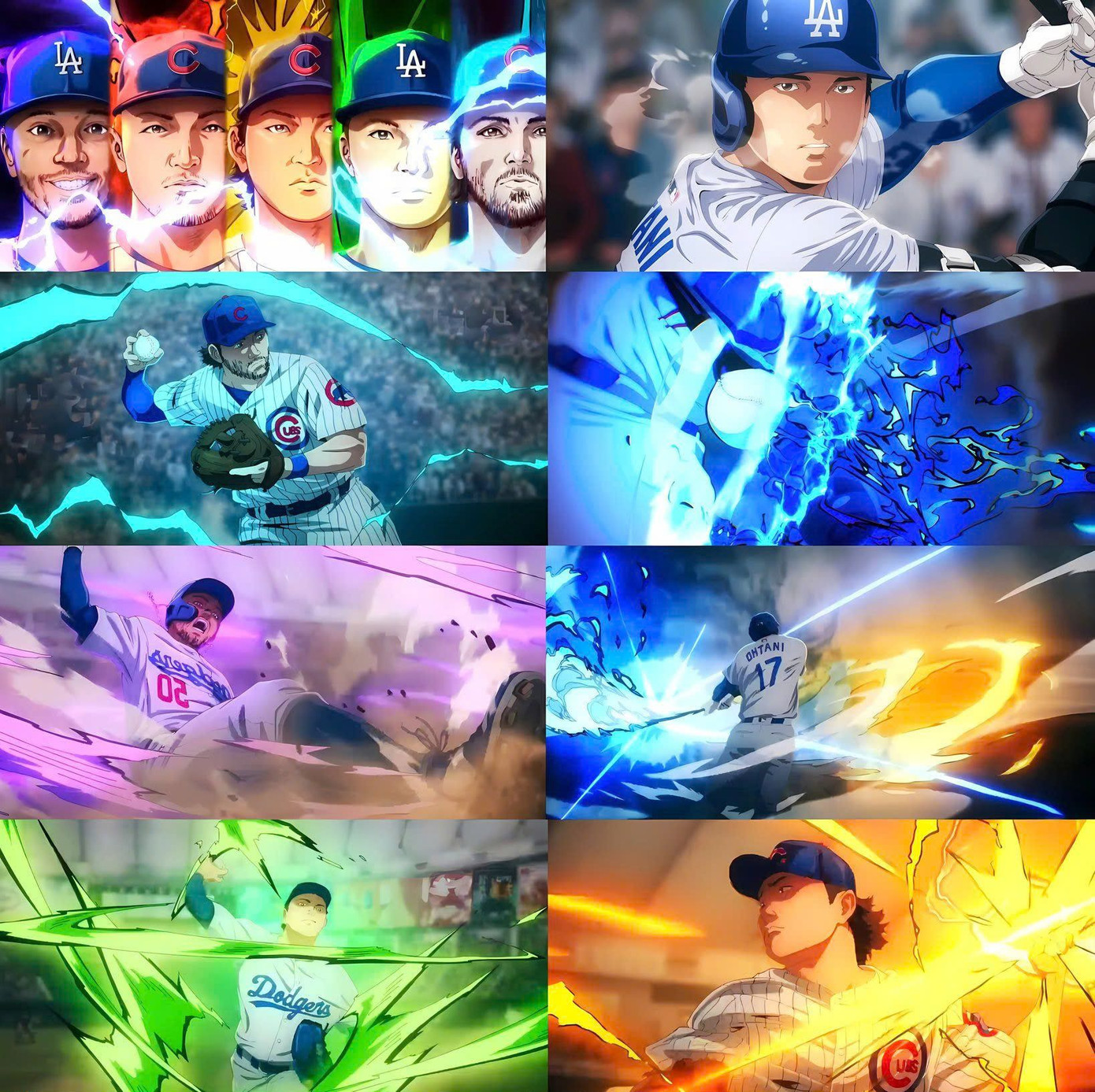 Đoạn phim tạo ra sự kết nối thú vị giữa anime và thể thao thực tế.