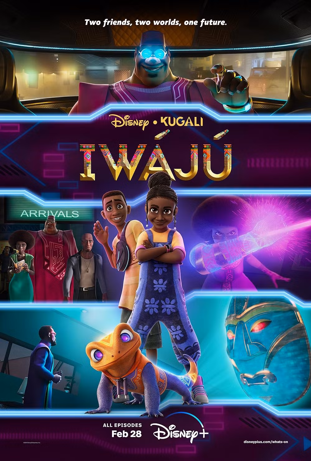 Poster chính thức của series Iwájú.